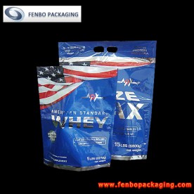 whey protein doypack pouch with zipper | powder protein packaging-FBLLZL001