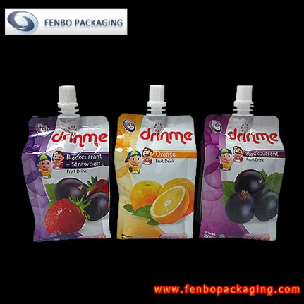 foil drink pouches with spout | flexible packaging printing-FBQEB002 foil drink pouches with spout | flexible packaging printing-FBQEB002