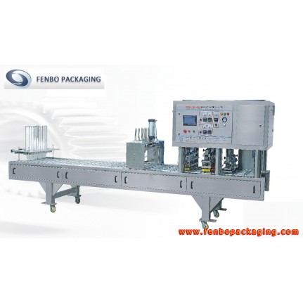 pp plastic cup filling sealing packaging machine-FBCFBB