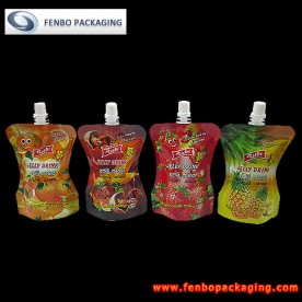 stand up drink pouch with spout | liquid juice packaging-FBYXZL004