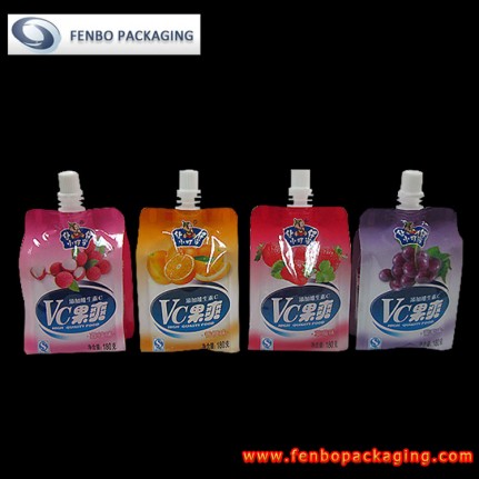plastic beverage spout pouches | food & beverage packaging-FBQEB004