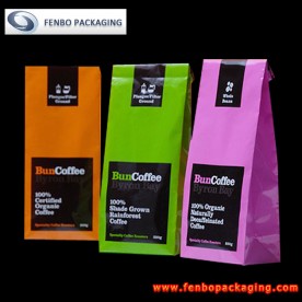 block bottom tin tie coffee bags | coffee 500g packaging-FBBBFPD004