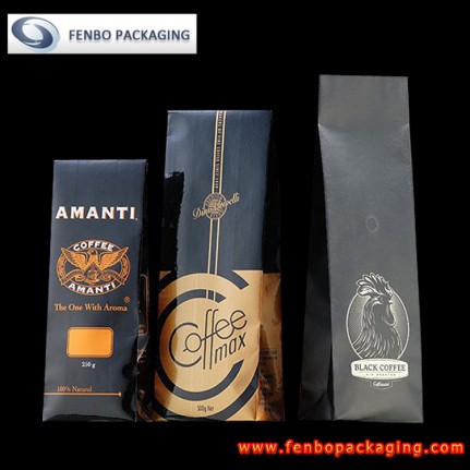 blockboden kaffeebeutel | kaffeeverpackung schwarz-FBBBFPD005 blockboden kaffeebeutel | kaffeeverpackung schwarz-FBBBFPD005