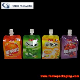 plastic juice spout pouches | packaging of fruit juices-FBQEB007