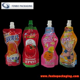stand up liquid pouches for food | packaging of liquid foods-FBYXZL009