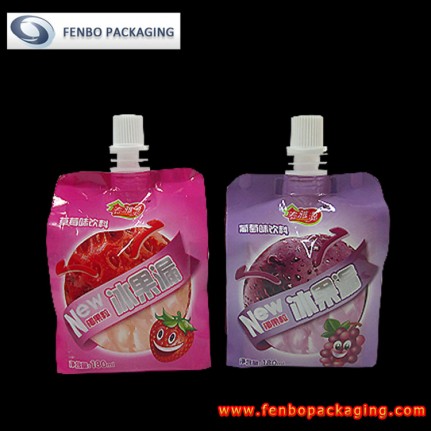 plastic spout juice bags pouches | juice pouch packaging-FBQEB009 plastic spout juice bags pouches | juice pouch packaging-FBQEB009