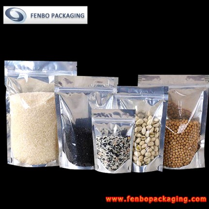 bolsas doypack transparentes ó metalizadas con zipper | empaques alimenticios-FBLLZL009 bolsas doypack transparentes ó metalizadas con zipper | empaques alimenticios-FBLLZL009