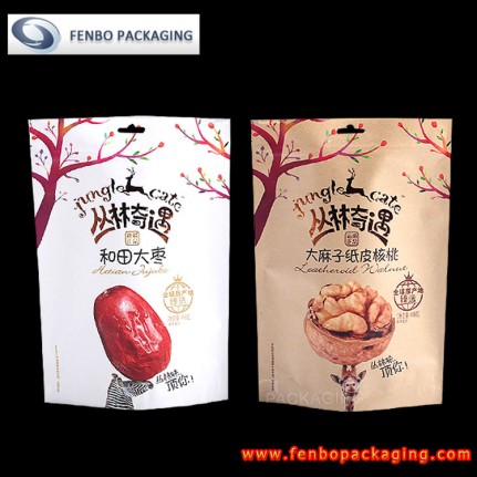 standing pouch paper craft with print | packaging of nuts-FBRFZL010