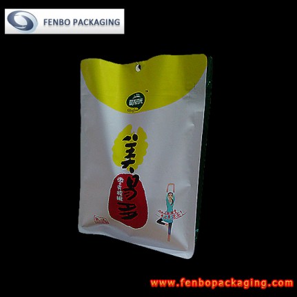 280gram food packaging flat bottom pouch bag with zipper packaging-FBBBFPDA001