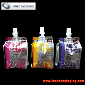 resealable drink spout pouches | energy drink packaging-FBQEB011
