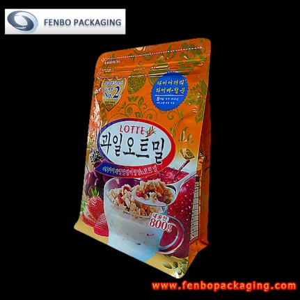 800gram flat bottom gusset seal bags with zipper wholesale-FBBBFPDA002 800gram flat bottom gusset seal bags with zipper wholesale-FBBBFPDA002