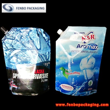 2/3liter spout stand up packaging bags pouch | multilayer flexible packaging-FBXZZL012