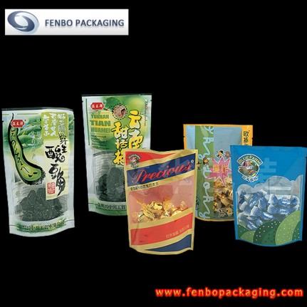 clear stand up pouches printed | packaging for snack food-FBRFZL012 clear stand up pouches printed | packaging for snack food-FBRFZL012