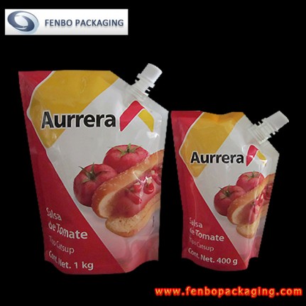 ketchup doypack stand up pouch 1 kg | ketchup packaging-FBXZZL013