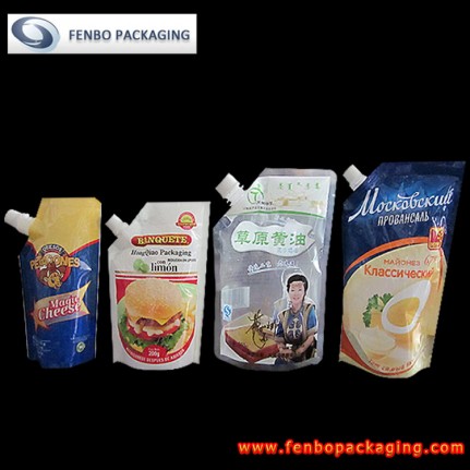 plastic stand up spout pouches | liquid food packaging-FBXZZL017