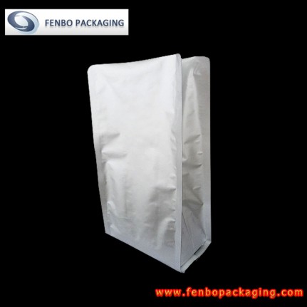 500gram quad seal gusset foil resealable food pouch bags-FBFQDA004 500gram quad seal gusset foil resealable food pouch bags-FBFQDA004