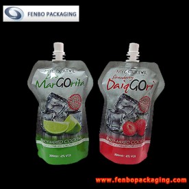 standing up pouches with spout ireland | cool drink packaging-FBYXZL019