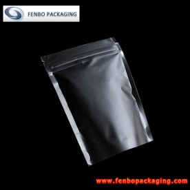 150gram matte finish black stand up pouches-FBLLZLA008