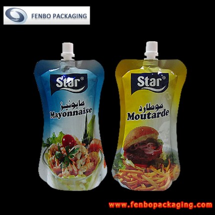 250g mayonnaise stand up pouch packaging | mayonnaise packaging-FBYXZL021 250g mayonnaise stand up pouch packaging | mayonnaise packaging-FBYXZL021