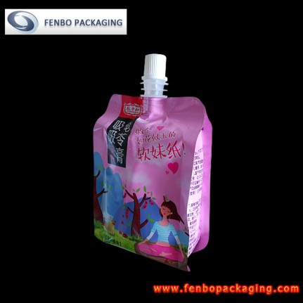 270gram envase bolsas pouch retortable para liquidos alimentos con spout-FBQEBA005B