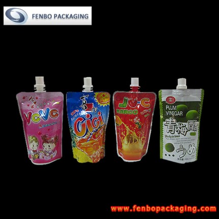 stand up beverage drink pouches bag with spout | drink packaging-FBTBZL026