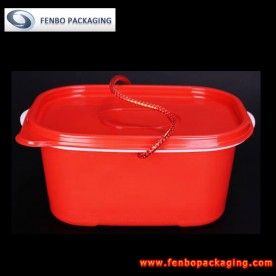 2300ml rectangular plastic containers,pp containers manufacturer-FBSLSPRQA010A