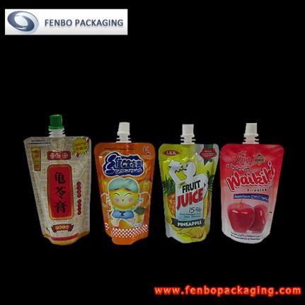 stand up liquid spout bag pouches | liquid packaging-FBTBZL027