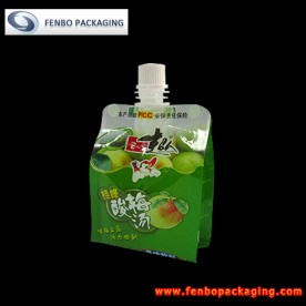 180ml plastic drink packaging bag pouches with spout-FBQEBA007A