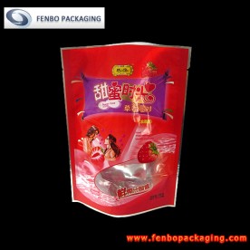 180gram stand up pouch candy bags with window-FBRFZLA015A