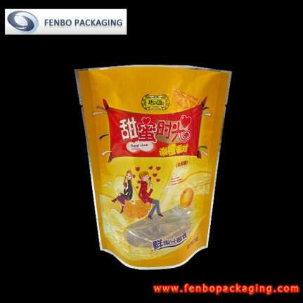 180gram stand up window bags pouches printed for food-FBRFZLA015B