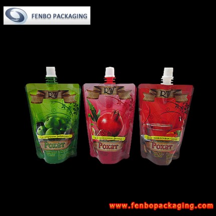 stand up drink beverage spout pouch bags | beverage packaging-FBTBZL031