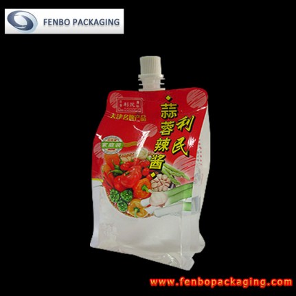 450gram hot chili sauce pouches-FBQEBA008 450gram hot chili sauce pouches-FBQEBA008