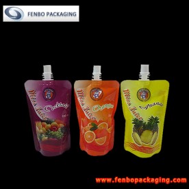 plastic printed stand up pouches with cap | fruit juice pouch packaging-FBTBZL032