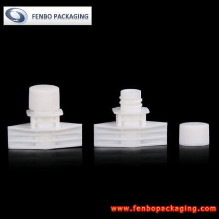 Dia 5.5mm plastic spouts with caps for cream sachet | plastic spout packaging-FBLW036