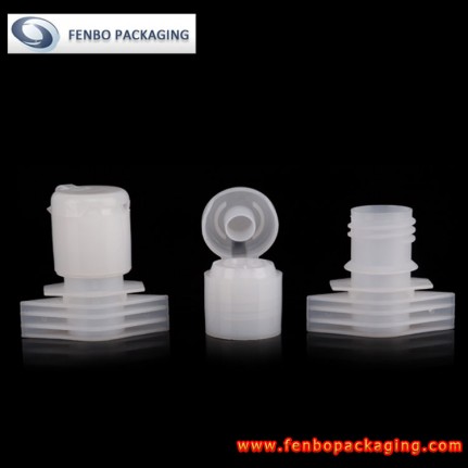 Dia 15mm liquid soap pouch flip spout caps | liquid soap packaging-FBLW042