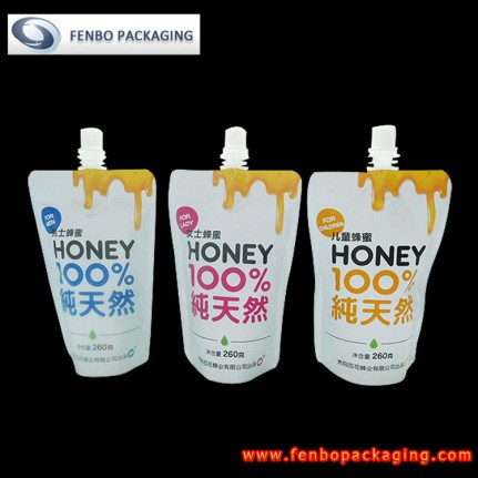 doypack spout bags stand up packaging | honey packaging-FBTBZL042 doypack spout bags stand up packaging | honey packaging-FBTBZL042