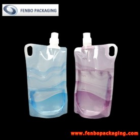 reusable stand up spout pouch bag packaging | pure water pouch manufacturer-FBTBZL043