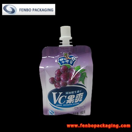 180ml fruit juice in a plastic spout pouch bag-FBQEBA018D 180ml fruit juice in a plastic spout pouch bag-FBQEBA018D