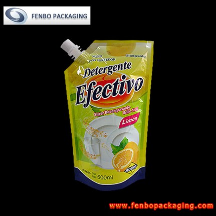 500ml liquid detergent spout doypack pouches argentina-FBXZZLA022 500ml liquid detergent spout doypack pouches argentina-FBXZZLA022