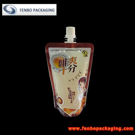 150gram foil doypacks coffee pouch with spout-FBTBZLA017 150gram foil doypacks coffee pouch with spout-FBTBZLA017