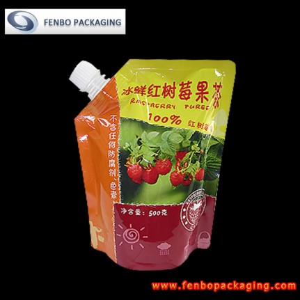 aluminium stand up juice pouches 500g-FBXZZLA027 aluminium stand up juice pouches 500g-FBXZZLA027