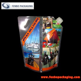 supplier for 5 litre(5liter) spout doypack stand up pouch with handle-FBXZZLA030
