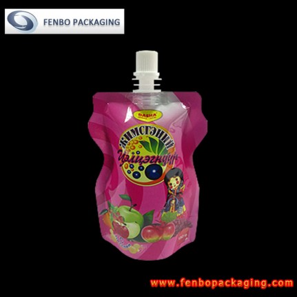 6 oz stand up pouches with nozzle for juice-FBYXZLA040 6 oz stand up pouches with nozzle for juice-FBYXZLA040