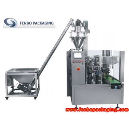 Powder food pouch pick filler and sealer packaging machine-FBL200