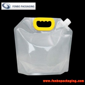 stand up doypack water pouch transparent bags 2000ml wholesale-FBXZZLA050