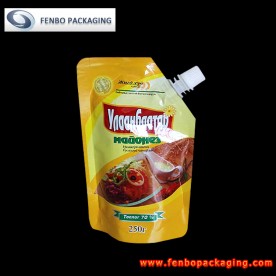 250gram bolsas doypack empaques para salsas con tapa-FBYXXZA054