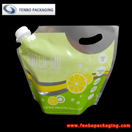 5 litre plastic water stand up pouch bags with spout manufacturers-FBXZZLA056 5 litre plastic water stand up pouch bags with spout manufacturers-FBXZZLA056