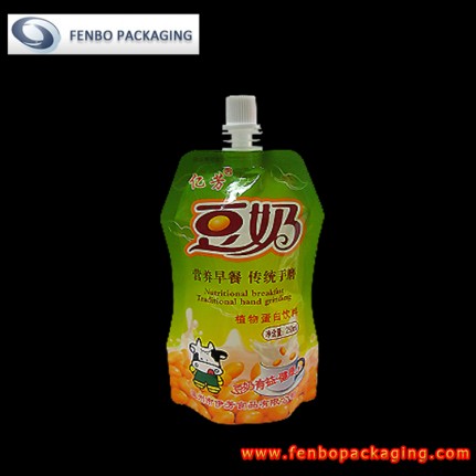 250ml laminated stand up poly pouches with spout manufacturers-FBYXZLA059 250ml laminated stand up poly pouches with spout manufacturers-FBYXZLA059