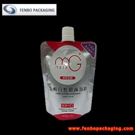 130gram spout doypack aluminium pouches cosmetics wholesale-FBTBZLA059B