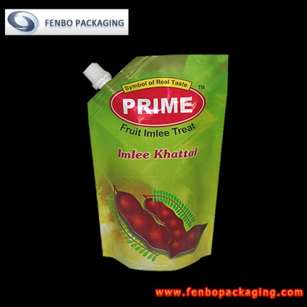 24 oz corner spout stand up pouch plastic-FBXZZLA076 24 oz corner spout stand up pouch plastic-FBXZZLA076